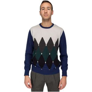 Ballantyne, Heren, Truien, Blauw, Maat: 2XL Kasjmier,