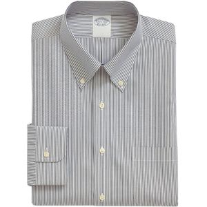 Brooks Brothers, Heren, Overhemden, Blauw, Maat: M Katoen,