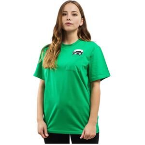 Karl Lagerfeld, Dames, Tops, Groen, Maat: L Katoen,