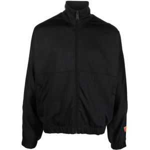 Heron Preston, Heren, Jassen, Zwart, Maat: XS Katoen,