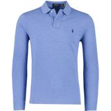 Polo Ralph Lauren - Slim-fit Poloshirt - Lichtblauw - Katoen