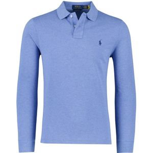 Polo Ralph Lauren - Slim-fit Poloshirt - Lichtblauw - Katoen