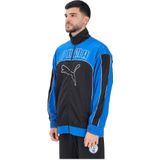 FUTURE.PUMA.ARCHIVE relaxed uniseks trainingsjack, Blauw/Zwart, Maat XXS