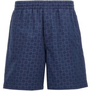 Givenchy, Heren, Korte broeken, Blauw, Maat: W30 Katoen,