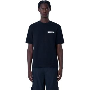 Jacquemus, Heren, Tops, Zwart, Maat: XS Katoen,