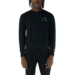 MC2 Saint Barth, Heren, Sweatshirts & Hoodies, Zwart, Maat: S Katoen,