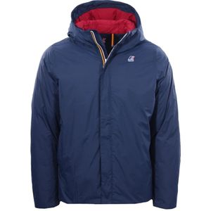 K-Way, Heren, Jassen, Blauw, Maat: 2XL Leer,