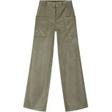 Fabienne Chapot - Ribbroeken - Olijfgroen - Leerlook