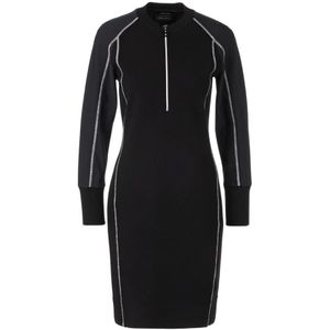 Marc Cain, Dames, Jurken, Zwart, Maat: M
