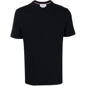 Thom Browne, Heren, Tops, Zwart, Maat: 2XL Katoen,