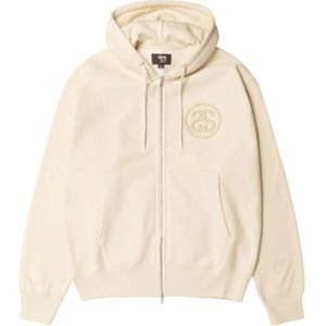 Stüssy, Heren, Sweatshirts & Hoodies, Beige, Maat: L Fleece,