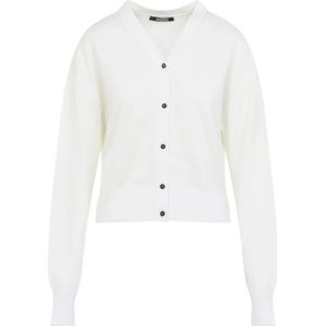 Jacquemus, Dames, Truien, Wit, Maat: XS Wol,