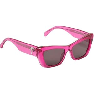 Palm Angels, Dames, Accessoires, Paars, Maat: ONE Size