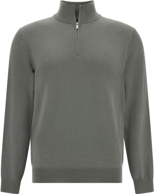 Boggi Milano - Trui - Olijfgroen - Col - Lange Mouw