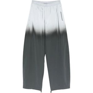 Alexander Wang, Dames, Broeken, Grijs, Maat: M Poliester,