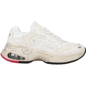 Premiata Witte Sneakers Stijlvol Model , White , Dames , Maat: 41 EU