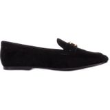 Loafers van leer met labelapplicatie, model 'AVERI III'