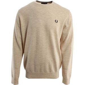 Fred Perry, Heren, Truien, Beige, Maat: XL Katoen,