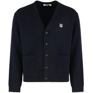 Maison Kitsuné, Heren, Truien, Blauw, Maat: M