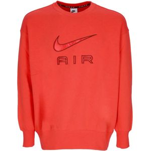 Nike - Air Fleece Sweatshirt - Rood - Dames