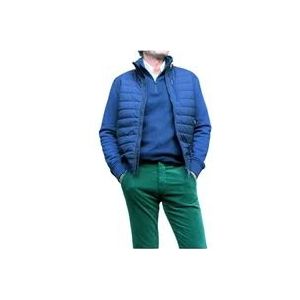 Parajumpers Elliot Bi-Materiaal Blouson , Blue , Heren , Maat: 2XL