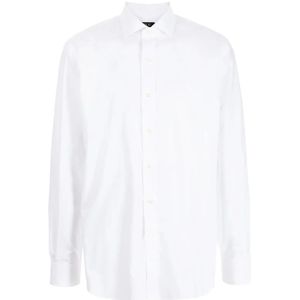 Polo Ralph Lauren, Heren, Overhemden, Wit, Maat: S Katoen,