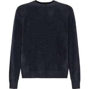 Rrd, Heren, Truien, Blauw, Maat: M Velours,