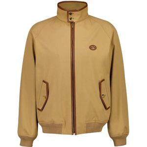 Valentino Garavani, Heren, Jassen, Bruin, Maat: L Katoen,