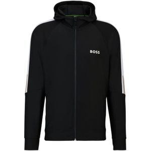 Hugo, Heren, Sweatshirts & Hoodies, Zwart, Maat: M Poliester,
