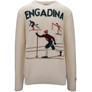 MC2 Saint Barth, Heren, Truien, Beige, Maat: 2XL Wol,