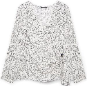 Fiorella Rubino, Dames, Blouses & Shirts, Wit, Maat: XL Viscose,