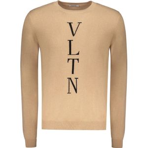 Valentino Garavani, Heren, Truien, Beige, Maat: XL Wol,