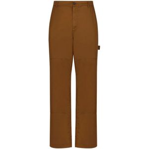Dolce & Gabbana, Heren, Broeken, Bruin, Maat: S Katoen,