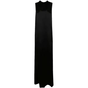 Ann Demeulemeester, Dames, Jurken, Zwart, Maat: XS Viscose,