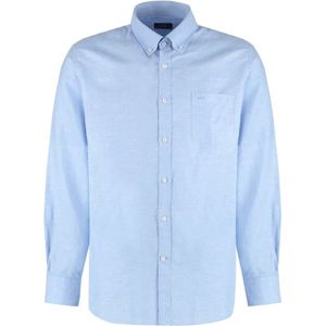 Paul & Shark, Heren, Overhemden, Blauw, Maat: 3XL Katoen,