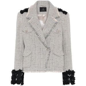 Bruuns Bazaar, Dames, Jassen, Grijs, Maat: M Wol,