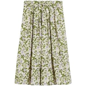 Max Mara Weekend, Dames, Rokken, Veelkleurig, Maat: M Katoen,