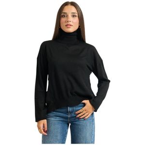 Alessia Santi, Dames, Truien, Zwart, Maat: S