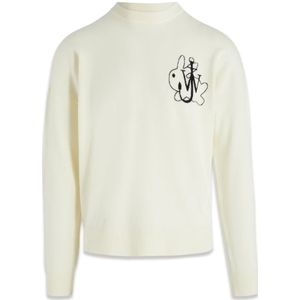 JW Anderson, Heren, Sweatshirts & Hoodies, Beige, Maat: S