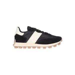 Tod's Zwarte Sneakers , Black , Heren , Maat: 44 1/2 EU