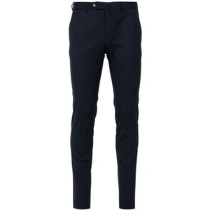 PT Torino, Heren, Broeken, Blauw, Maat: L Wol,