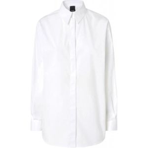 Pinko, Dames, Blouses & Shirts, Wit, Maat: M