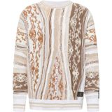 Carlo Colucci - Luxe Jacquard Gebreide Trui - Veelkleurig - Heren