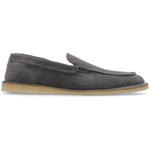 Dolce & Gabbana - Leren Schoenen - Grijs - Loafers