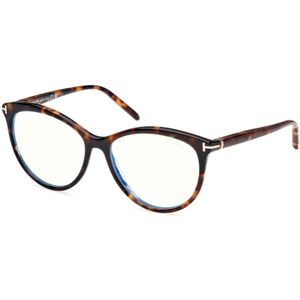 TOM FORD - FT5990-B - Optische Monturen - Havana - Acetaat - Ronde