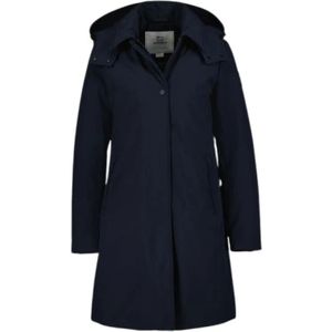 Woolrich Dons gevoerde trenchcoat , Black , Heren , Maat: XL