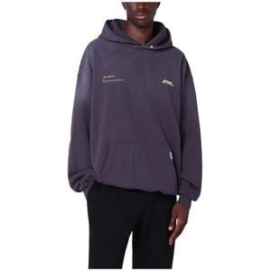 Represent, Heren, Sweatshirts & Hoodies, Paars, Maat: M Katoen,