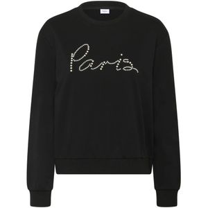 Saint Tropez, Dames, Sweatshirts & Hoodies, Zwart, Maat: M