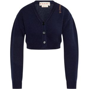 Marni, Dames, Truien, Blauw, Maat: 2XS Kasjmier,
