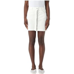 Liu Jo, Dames, Rokken, Wit, Maat: W25 Denim,
